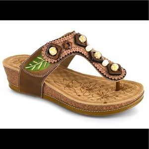 Corkys Elite Dupre Leather Sandals